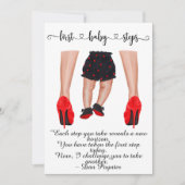 Erste Baby-Schritte Ankündigung (Vorderseite)