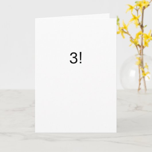 Erste Babykarte Karte (Gelbe Blume)