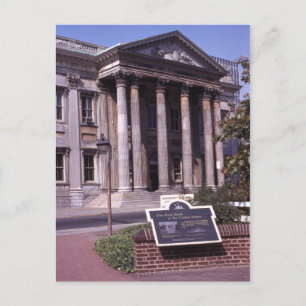 Erste Bank der Vereinigten Staaten 1970 Philadelph Postkarte