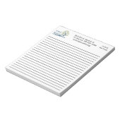 Erste Baptist Church Notepad Notizblock (Rotiert)