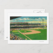 Erste Base Bleachers View of Crosley Field Postkarte (Vorne/Hinten)