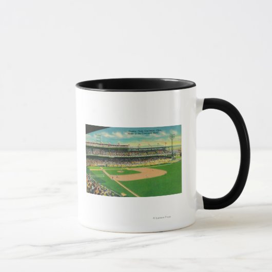Erste Base Bleachers View of Crosley Field Tasse (Rechts)