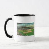 Erste Base Bleachers View of Crosley Field Tasse (Links)