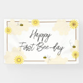 Erste Bee-Day-Banner Banner (Horizontal)