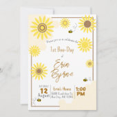 Erste Bee-Day-Einladung Einladung (Vorderseite)