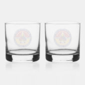 Erste bewaffnete Division Afghanistan Veteran Whiskyglas (Rückseite)