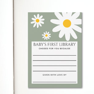 Erste Bibliothekskarte für das Baby Einladung
