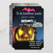 ERSTE BIRTHADAY-EINLADUNG EINLADUNG (Vorne/Hinten)