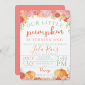 ERSTE BIRTHTAGINVITE EINLADUNG (Vorne/Hinten)