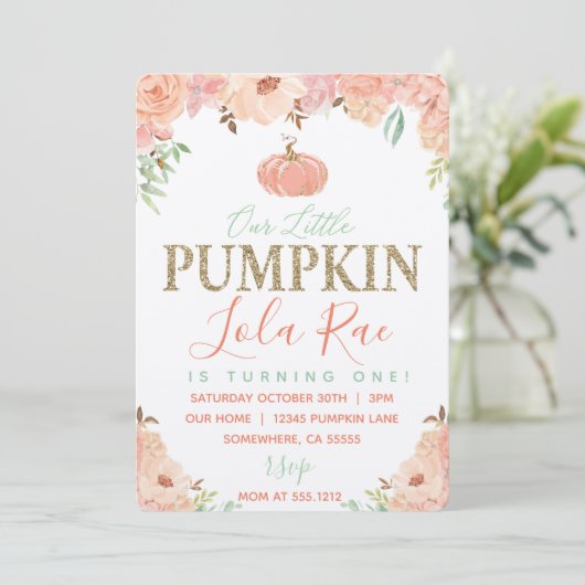 ERSTE BIRTHTAGINVITE EINLADUNG (Stehend Vorderseite)