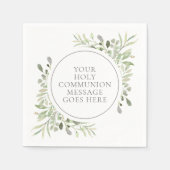 Erste Blätter für die heilige Kommunion Serviette (Vorderseite)