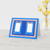 Erste Blue Moon Wedding Jubiläumskarte Karte (Gelbe Blume)