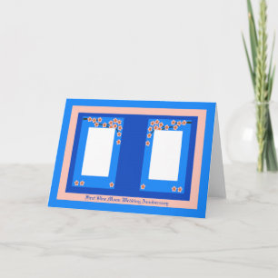 Erste Blue Moon Wedding Jubiläumskarte Karte