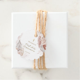 Erste Blume der Heiligen Kommunion bevorzugen Tags Geschenkanhänger