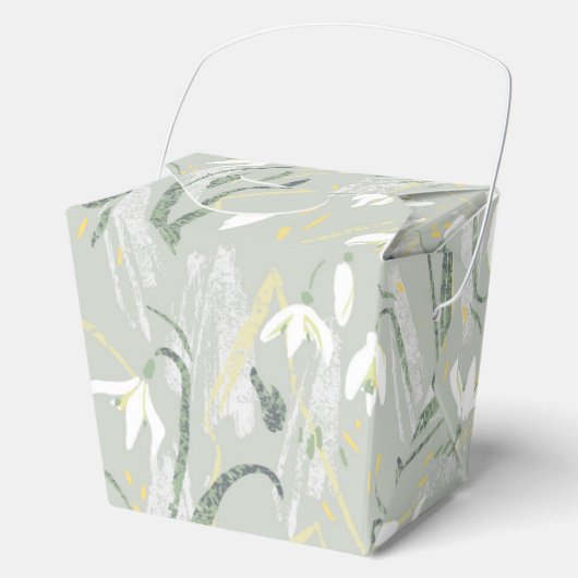Erste Blumen, Schneeglöckchen Geschenkschachtel (Vorderseite)