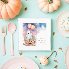 Erste Bootstagsfeier - Ghost & Pumpkin Serviette