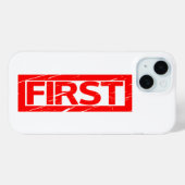 Erste Briefmarke Case-Mate iPhone Hülle (Rückseite (Horizontal))