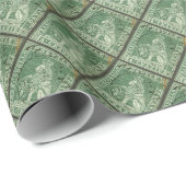 Erste Briefmarke - Toskana (1851) Geschenkpapier (Rolleneckpunkt)