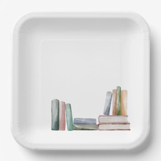 Erste Buchklubpapierplatte für Baby Pappteller (Vorderseite)