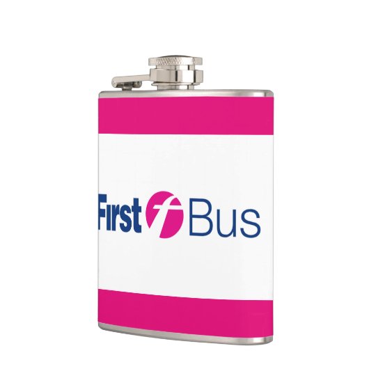 Erste Bus-Flasche Flachmann (Links)