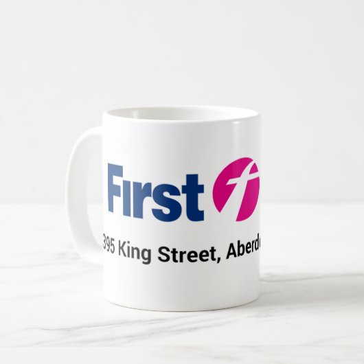 Erste Bus-Tasse Kaffeetasse (Vorderseite Links)