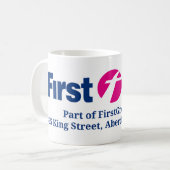 Erste Bus-Tasse Kaffeetasse (Vorderseite Links)