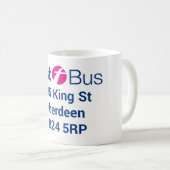 Erste Bus-Tasse Kaffeetasse (VorderseiteRechts)