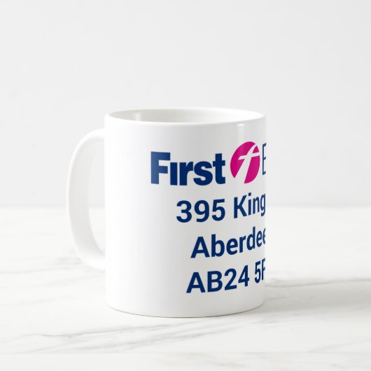 Erste Bus-Tasse Kaffeetasse (Vorderseite Links)