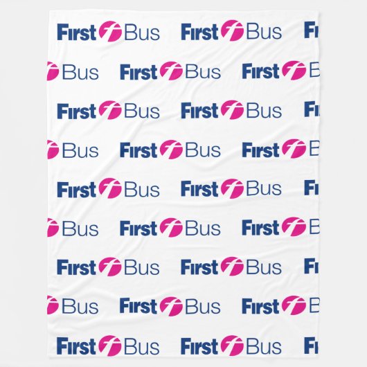 Erste Buslinie Blanket Fleecedecke (Vorderseite)