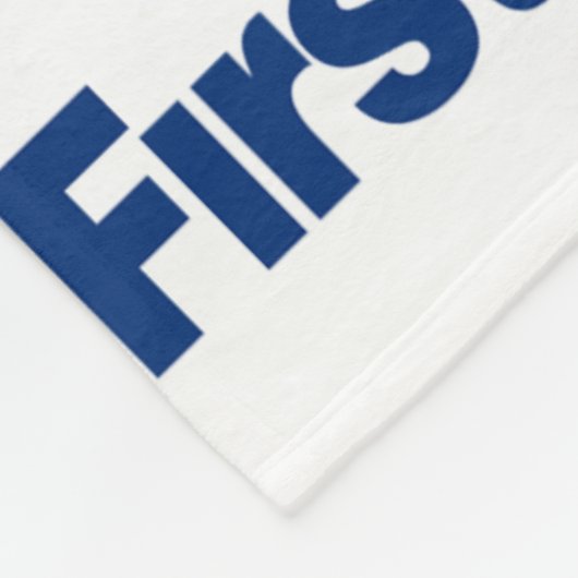 Erste Buslinie Blanket Fleecedecke (Ecke)