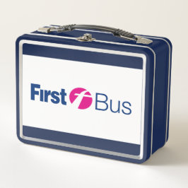 Erste Buslinie Metall Brotdose