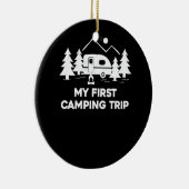 Erste Camping Reise Outdoor Adventure Wandern Keramik Ornament (Rechts)