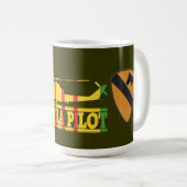 Erste Cavalry Division AH-1G Cobra Pilot Tasse (VorderseiteRechts)