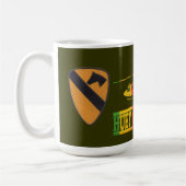 Erste Cavalry Division UH-1 Huey Crew Chefkooperat Kaffeetasse (Links)
