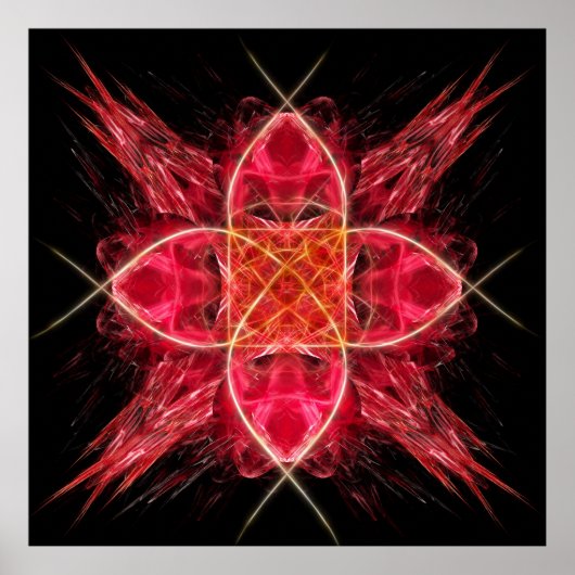 Erste Chakra - Muladhara - Unterstützung der Wurze Poster (Vorne)