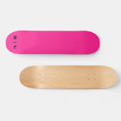 Erste Chic für das Retro 2000er-Hot-Pink-Monogramm Skateboard (Horizontal)