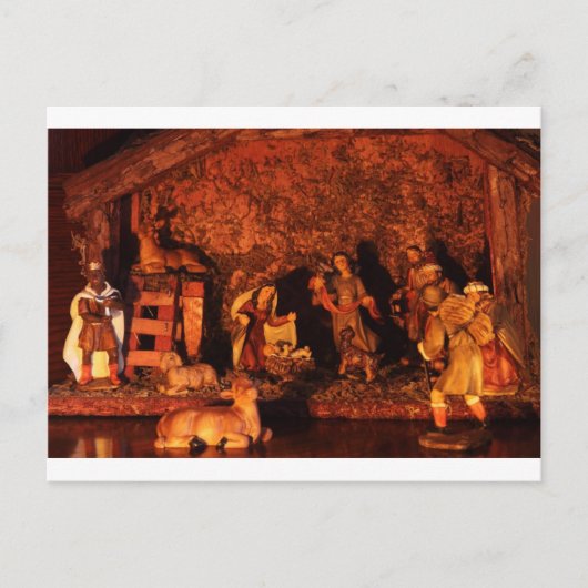 ERSTE CHRISTMAS FEIERTAGSPOSTKARTE (Vorderseite)