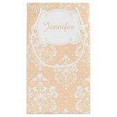 Erste Communion Blonde Hair Girl Danke Kleine Geschenktüte (Rückseite)