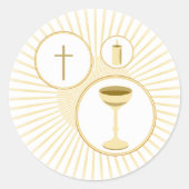 Erste Communitygolden mit Chalice Runder Aufkleber (Vorderseite)