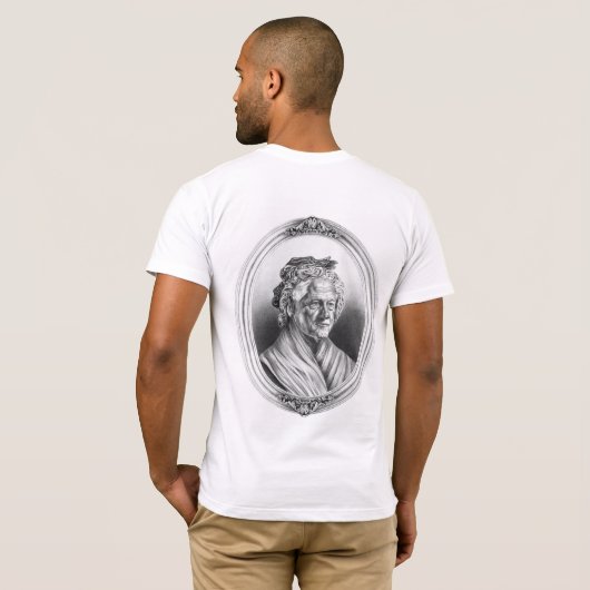 Erste Dame (das Shirt der Männer) (Schwarz voll)