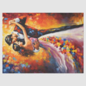 Erste Dance Couple Decoupage Seidenpapier (Vorderseite)