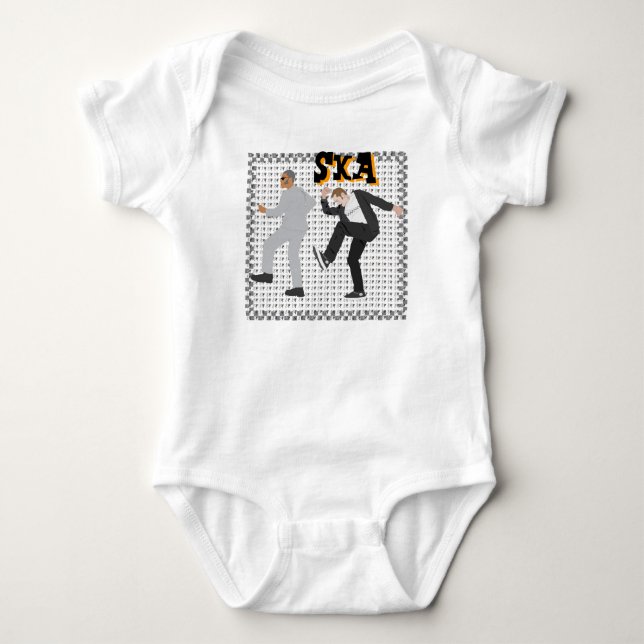 Erste das Ska des Babys Faden! Baby Strampler (Vorderseite)