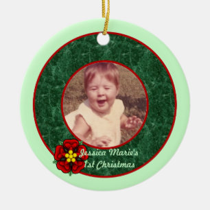 Erste datierte das Foto-Verzierung GRM des Babys Keramikornament