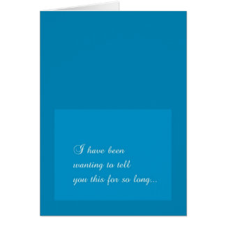 Erste Datums-Geständnis-Karte