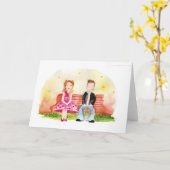 Erste Datumskarte Karte (Gelbe Blume)