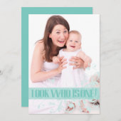 Erste der Geburtstags-Einladung des Einladung (Vorne/Hinten)