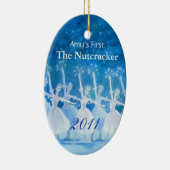 Erste der Nussknacker-Verzierung Ihres Tänzers Keramikornament (Rechts)