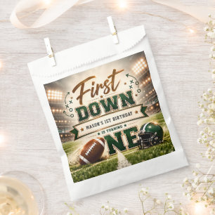Erste Down Football 1. Geburtstags-Geschenktüte Geschenktütchen