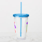 ERSTE E-MONOGRAMM-KINDER ACRYLTRINKBECHER (Rechts)