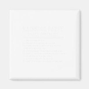 Erste Ehe Groom Funny Bachelor Checklist Par Magnet